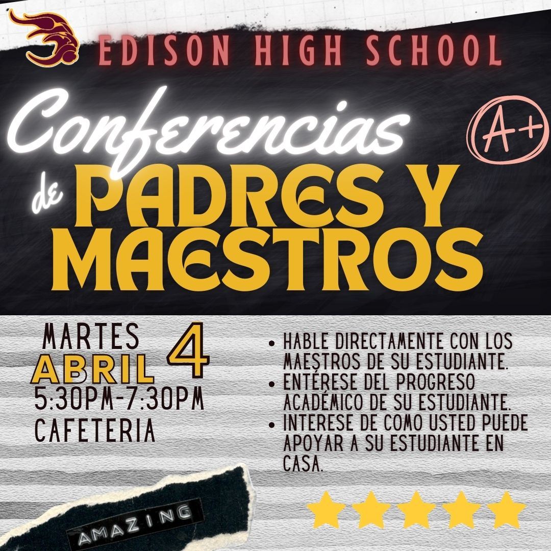 Parent Teacher Conference (Spanish Flyer)